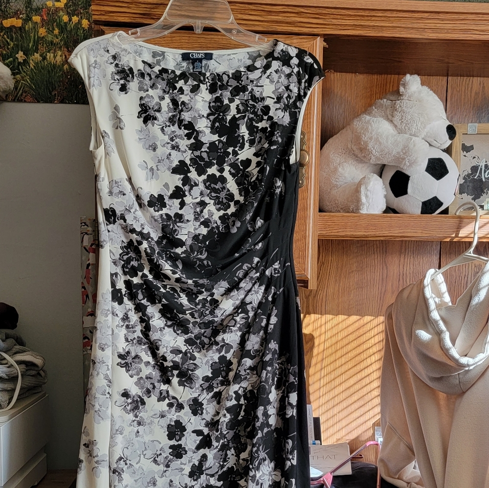 Chaps floral sheath dress